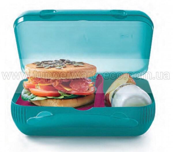 Ланч-бокс із роздільником блакитний Tupperware - Зображення 2