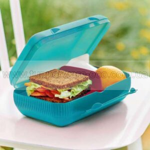 Ланч-бокс із роздільником блакитний Tupperware
