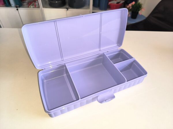 Ланч-бокс великий фіолетовий з розділювачем Tupperware - Зображення 3